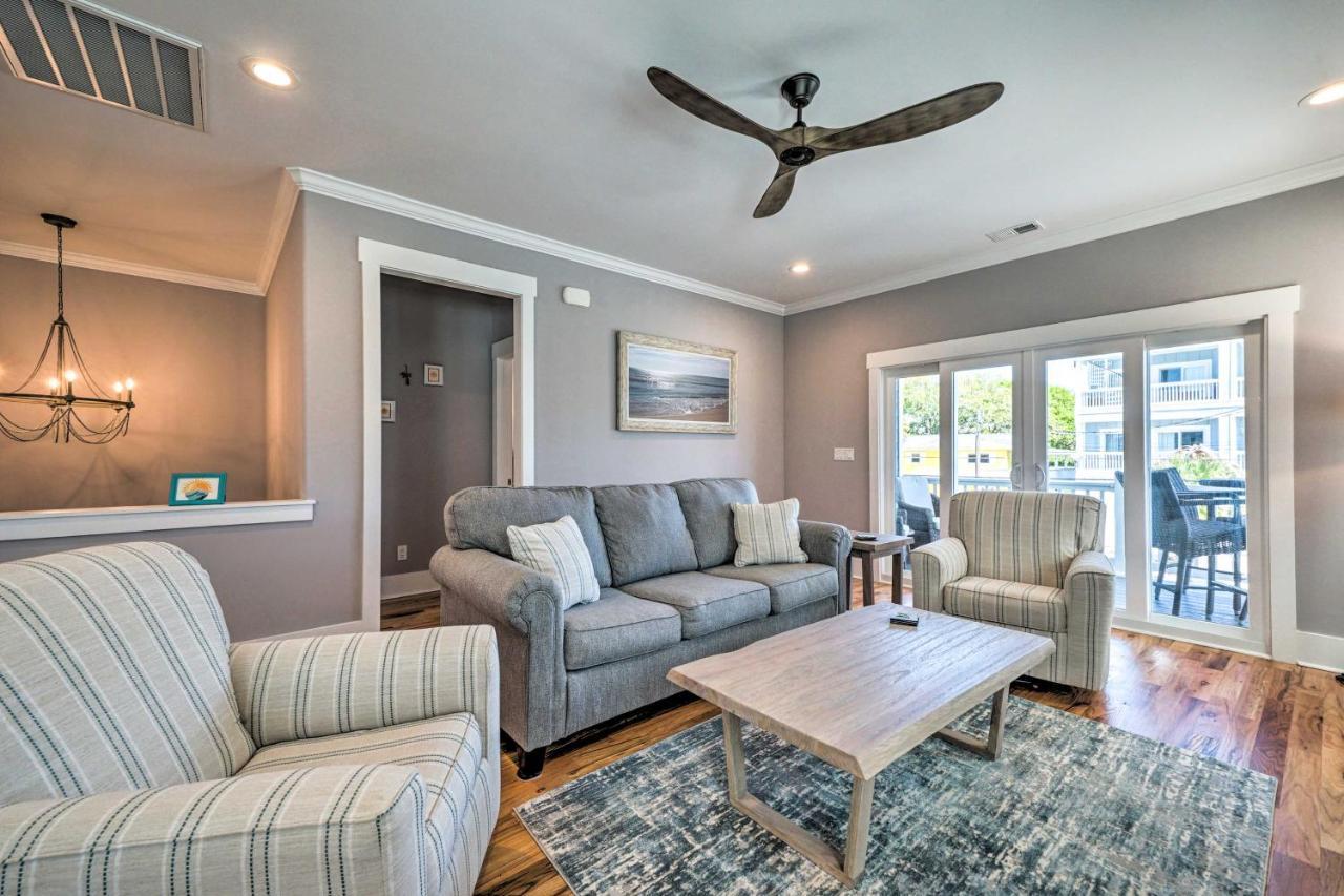 Bright Coastal Abode With Porch And Beach Access! Carolina Beach Zewnętrze zdjęcie