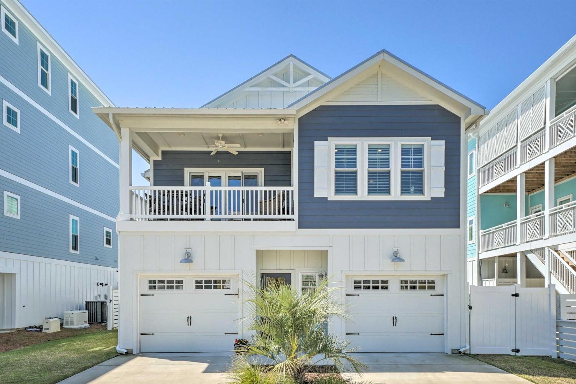 Bright Coastal Abode With Porch And Beach Access! Carolina Beach Zewnętrze zdjęcie
