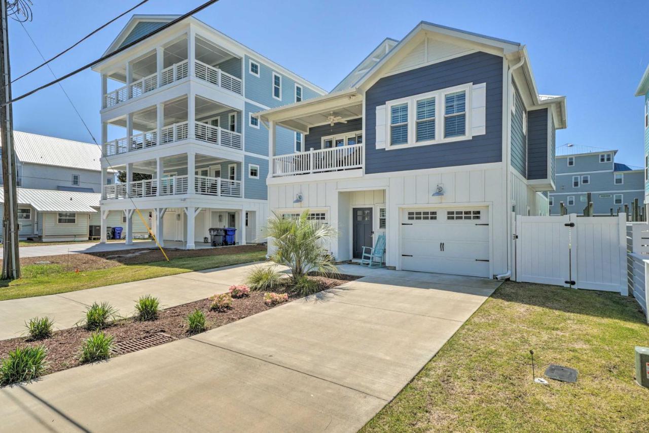 Bright Coastal Abode With Porch And Beach Access! Carolina Beach Zewnętrze zdjęcie